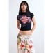 Desigual top met print - zwart