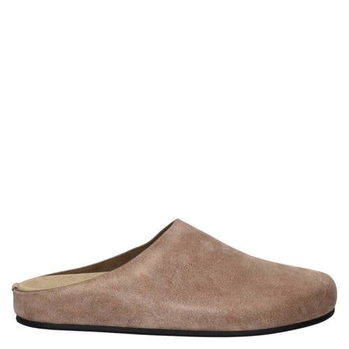 Nelson suède clogs - taupe