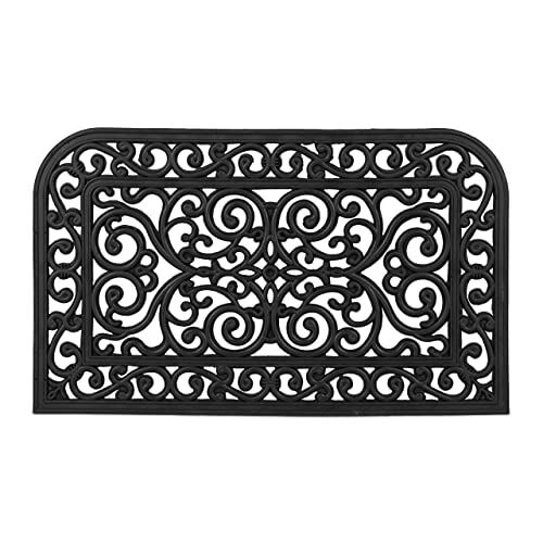 Deurmat rubber/kokos 45 x 75 cm - Tuincentrum