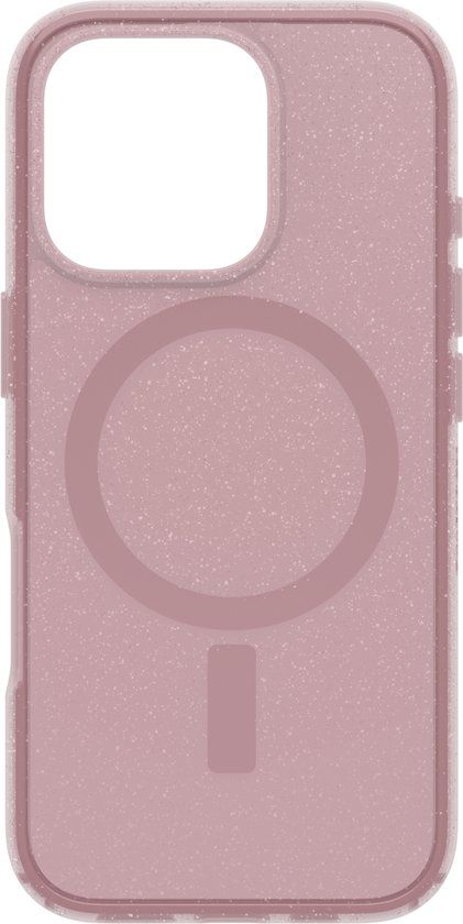 Otterbox Symmetry Clear MagSafe Hoesje voor iPhone 16 Pro - Roze/Transparant