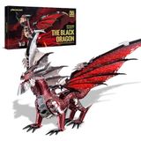 Piececool Loong 3D-puzzel, metalen magische demonendraak, modelbouwset voor volwassenen, 3D-puzzels voor volwassenen en tieners voor 304 roestvrij staal, ideaal als cadeau, woondecoratie