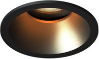 Ledvion LED Inbouwspot Rond ø81mm Zwart Dimbaar Kantelbaar GU10 2700K 3W IP20