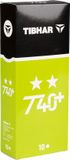 Tibhar Tafeltennisballen T40 Training box van 10 - 2* - Wit - Ping Pong Ballen