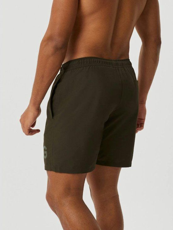Björn Borg Wijde Zwemshort - Heren - Kaki - Maat M