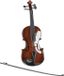 Bol Violon enfant - Instrument de musique - Première musique - Incluant archet noir - 49 x 17 x 7 cm - Naturel