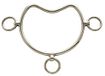 Steigergebit PFIFF 006013-01-1 Chifney anticabreer-bit, zilver