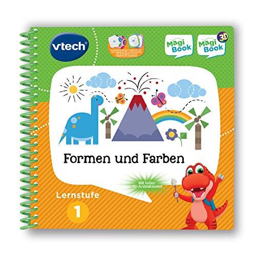 VTech 80-480504 - Magibook Leerboek, Leerniveau 1, Vormen en Kleuren, Leeftijd: 2-5 jaar, in het Duits