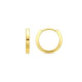 LUXENTER 18k gouden oorbellen - Erespa, Pequeños, Metaal, Geen edelsteen