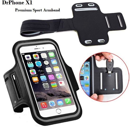 Drphone X1 - Reflecterende Sportarmband - Samsung Galaxy A6 2018 / A8 2018 / Huawei Mate 20 Lite, Mate 20 Pro