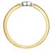 Rafaela Donata Ring Zilver Geel Goud Wit Zirkonia Rond 19 mm