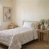 Bedrukte BASIC Bedrukte zomerquilt, microvezel, Sketch, 160x240cm