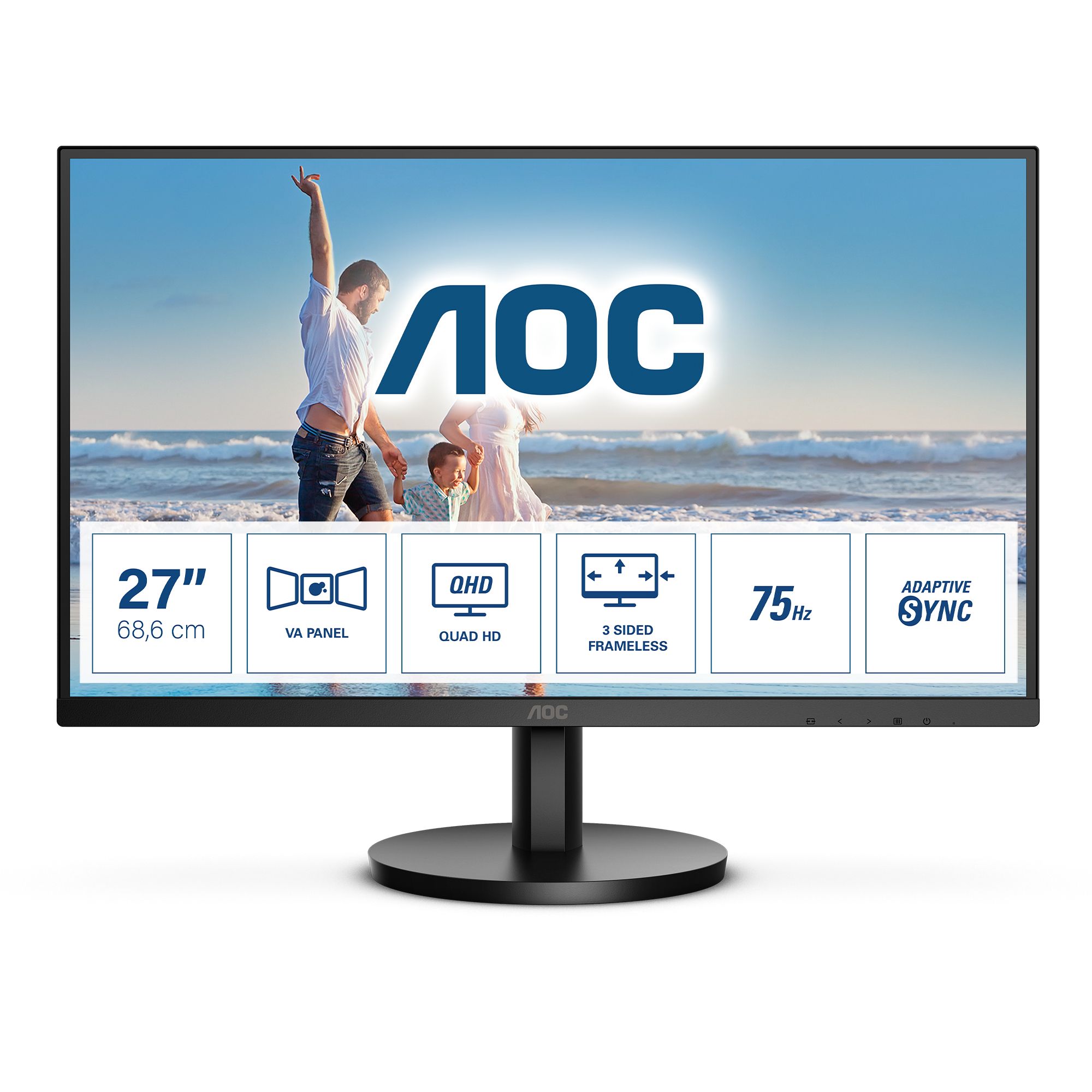 AOC Q27B3MA 27" QHD VA Monitor - 75Hz