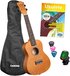 Cascha CUC100S Concert Ukulele Set - Brown