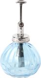 Esschert Design plantenspuit/vernevelaar - glas - hemelsblauw/zilver - 15.5 cm