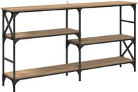 vidaXL Wandtafel Artisan Eiken 150 x 29 x 76,5 cm Bewerkt Hout