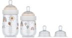 Mepal Mio Starterset babyflessen 3-delig - Anti-koliek - Spiraalontwerp voorkomt verstopping - Siliconen van medische kwaliteit - Sunshine & Rainbow