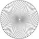 Zeller tafel placemats - 8x - rond - mandala - zilver - D38 cm - onderleggers - diner/ontbijt tafel