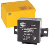 HELLA 4DW 003 944-071 Knipperlichtautomaat, pinkdoos - 24V - 6-polig - Opbouw/Geschroefd - Elektrisch - Met houder