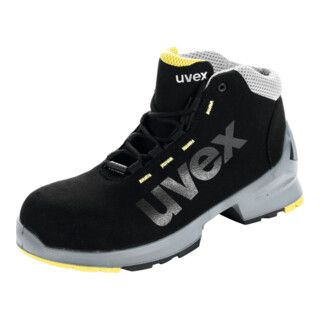 UVEX Hoge veterschoen zwart/geel uvex 1, S2, maat 41