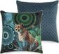 HIP Sierkussen 48x48 cm - Mandala en Luipaard Print - Groen/Blauw - Polyvelvet - Oeko-Tex Gecertificeerd