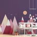 Ambiance Stickers Muraux Enfants Décoration Chambre Bébé - Autocollant Sticker Mural Adhesif Géant | Perineka - H70 x L105 cm
