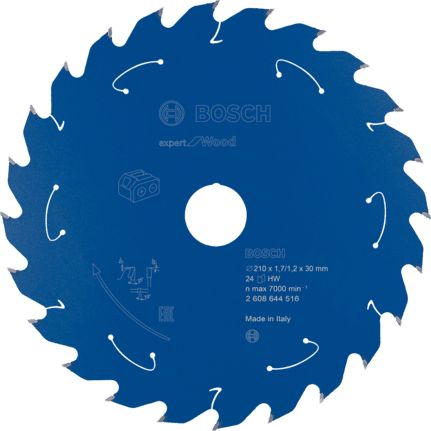 Bosch Cirkelzaagblad - 210mm - 24 tanden - Hardhout/Zachthout