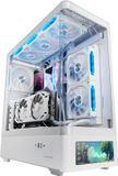 Mars Gaming MCLCDPROW computerbehuizing Midi Tower Wit
