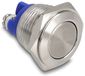 Delock Push Button for Installation 16 mm 2 x Screw Terminal actuator flat