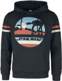Star Wars Cotton Division Star Wars Planet Scarif Heren Trui met capuchon - zwart - S