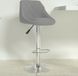 Maison Exclusive - Tabouret de bar en velours gris clair