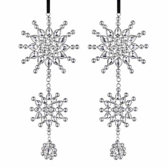 LOBERON Hanger set van 2 Klerven zilverkleurig