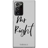 ERT GROUP Samsung GALAXY NOTE 20 Ultra telefoonhoes origineel en officieel gelicentieerd Babaco Mr Right 001 perfect aangepast aan de vorm van de mobiele telefoon, TPU-hoes