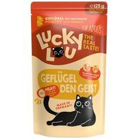 Lucky Lou Lucky Lou nat kattenvoer Adult Gevogelte 16x125 g