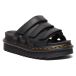 Dr. Martens Sandales Raine Slide en Cuir Athena en Noir, Taille: 38