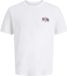 JACK & JONES JJAERO TEE SS CREW NECK Heren T-shirt L Katoen Wit