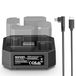 NEEWER 4-kanaals NP-FZ100 oplader compatibel met Sony A7 IV A9iii A1 A7R V A7Cii A6700 ZV-E1 FX3 FX30, 45W PD snel opladen NP-FZ100 batterijlader met batterijdisplay, 45W USB C PD-kabel, NW-Z4