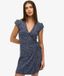 Superdry Femme Robe Portefeuille Athletic Essentials Navy Taille: 38