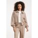 Smashed Lemon bomberjas met wol - beige