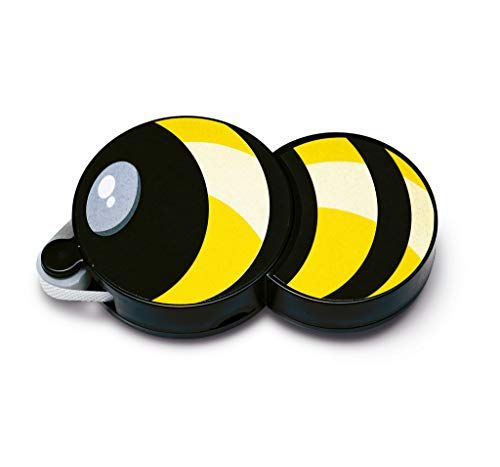 HERMA 1104 zelfklevende roller 15 m x 9 mm, zwart/geel