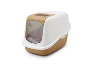 Savic E-753245 kattentoilet Nestor Retro, bruin/wit