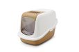 Savic E-753245 kattentoilet Nestor Retro, bruin/wit