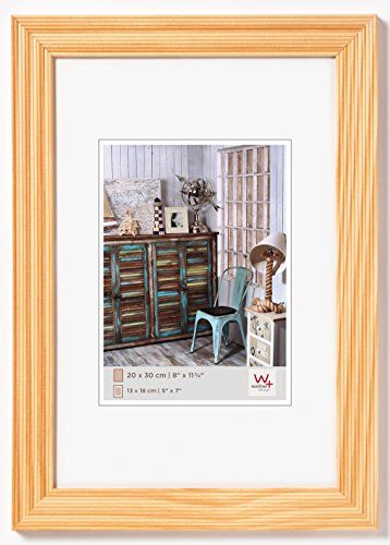 Walther Design HI070H Grado Holzrahmen Format 50 x 70 cm, natur