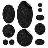 Zelfklevende Icecat Zelfklevende Reparatie Patches voor Jas, Tent, Slaapzak, Zwart
