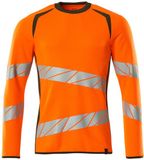 Mascot Accelerate Safe Sweatshirt 19084-781 - hi-vis oranje/mosgroen - 3XL