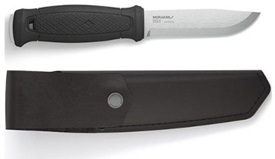 Mora survivalmes Garberg lederen schede - groen