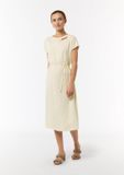 comma Jurk lichtbeige