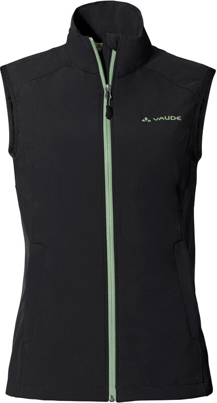 VAUDE VAUDE Hurricane bodywarmer III Dames, zwart EU 36 | XS 2023 Softshell bodywarmers