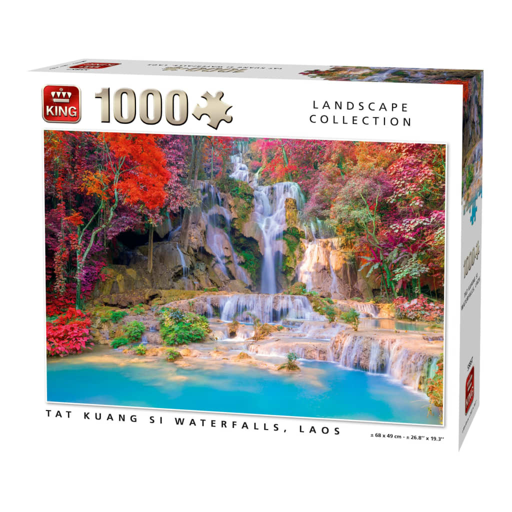 King Legpuzzel Tat Kung Si Watervallen 1000 Stukjes