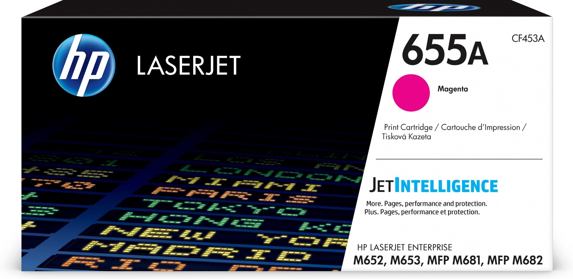 HP 655A Magenta Toner Cartridge - Original