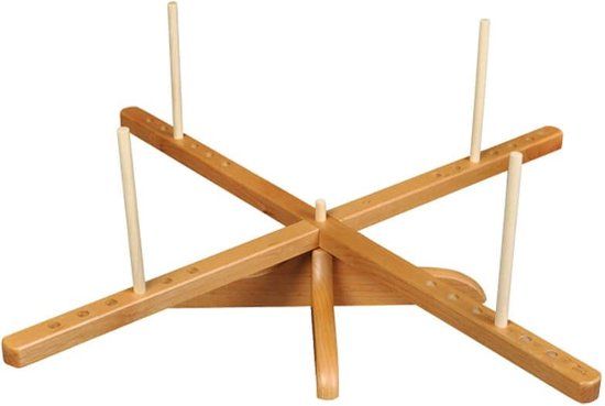 CHIAOGOO Houten Paraplu Haspel 155cm Beige